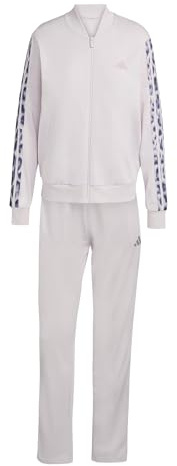 adidas Damen ESSENTIALS 3-STRIPES TRACKSUIT, ice purple/MULTICOLOR, XS