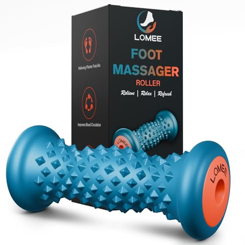 Foot Roller Massager for Plantar Fasciitis, Foot Arch and Heel Pain Relief | Deep Tissue Muscle Massage, Feet Ergonomic & Rounded Top Design