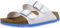 BIRKENSTOCK Professional Arizona - zuecos de Material sintético Unisex, Blanco - Blanc (White Ls White/Blue), 44