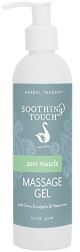 Soothing Touch Sore Muscle Massage Gel, Clove/Eucalyptus/Peppermint, 8 Ounce