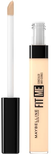 Maybelline New York Abdeckstift, Fit Me! Concealer, Für makellose Haut, Alle Hauttypen, Nr. 06 Vanilla, 6,8 ml