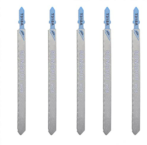 Jig Saw Blades Wood and Metal Jigsaw Blade Set Compatible with All Reciprocating Saw (5PCS)