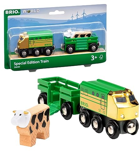 BRIO Tren de ediciòn Especial 2023, vehículos para Circuito de Tren, 3 Piezas, Edad 3+ Años