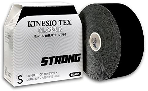 Kinesio Tape - Tex Classic Strong - Elastic Therapeutic Athletic Tape - Super Stick for Extended Wear - 2 in. x 49.2 ft Roll