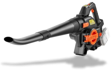 Fuxtec 40 Volt 2in1 Akku-Laubbläser/-Sauger FX-E2LBS, leistungsstarker Laubhäcksler inkl. Laubfangsack, Saugleistung 685.1m³/h, ergonomischer Handgriff, Geschwindigkeitsregulierung