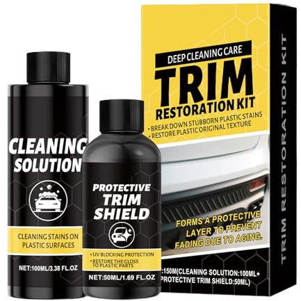 Nettoyant Brilliance Pour Habitacle Auto – Kit Rénovation Et Polissage Plastiques Voiture | Entretien Complet Tableau De Bord, SUV, Camion, Utilitaire | Nettoyage Pro Garage Atelier Véhicule Durable