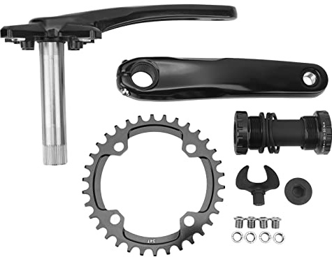 Pédalier 34T, jeu de bras de manivelle, ensemble de manivelle et de chaîne creux de 170 mm, usinage CNC en aluminium y pour Cyc 9 à 12 vitesses, comprend un support inférieur et