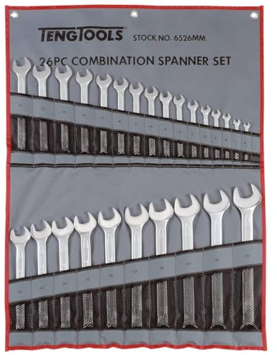 Tengtools 6526MM Skruvnyckelsats, 6 - 32 mm, Paket med 26