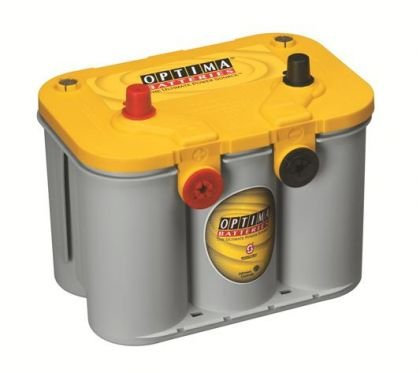 Optima Ytu 4.2 AGM Batteria di ciclo profondo – 12 V 55 Ah 750 cca – 2 anni di garanzia