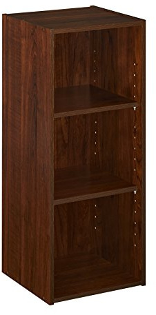 ClosetMaid Stackable 3-Shelf Storage Organizer, Dark Cherry