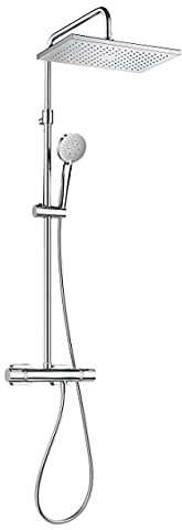 Roca A5A2080C00, Columna de Ducha Termostática, Cromado