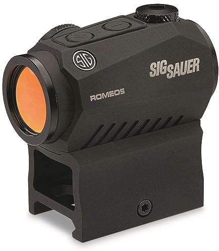 SIG SAUER ROMEO5 GEN I 1X20mm Tactical Hunting Shooting Durable Waterproof Fogproof Illuminated 2 MOA Red Dot Reticle Gun Sight - Black - GEN I Red Dot Sight - Black (SOR52001)