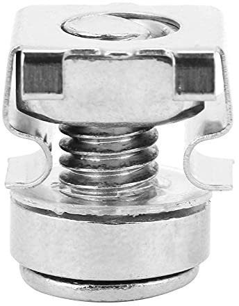 Marhynchus 20pcs Écrou à Cage Boulons de Vis de Montage pour Armoire de Réseau Kit d'Assortiment de Vis pour Rack de Serveur M5 M6 * 16/20(M6*16)