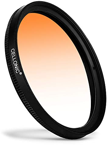 CELLONIC Filtro gradiente Color Naranja Compatible con