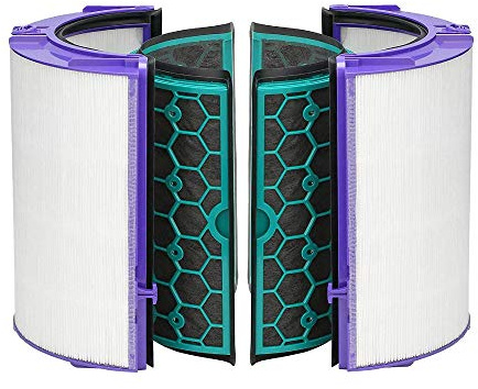 Aktivkohle + Luftfilter für Dyson Pure Cool TP04 TP05 HP04 HP05 DP04 DP05 Luftreiniger Ersatzteile ersetzt HEPA-Filter 968707-05 968707-04