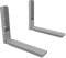 MAHARA Microwave Wall Mount Brackets - Universal Microwave Oven Shelf, Adjustable Depth, Space Saving, Max Weight 45kg, Anti-Slide Pads for Safety
