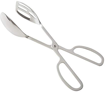 Food Tongs, Stainless Steel Kitchen Tongs Salad Tongs for Cooking, Barbecue, Pastry, Sandwich, Ice, Serving Scissors Tongs
