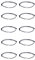 EIHI 10 Pulseras de corazón, Pulsera de Amistad, Pulsera de corazón, Pulsera de cordón Ajustable para Mujeres, niñas, mamá, Regalos para el hogar