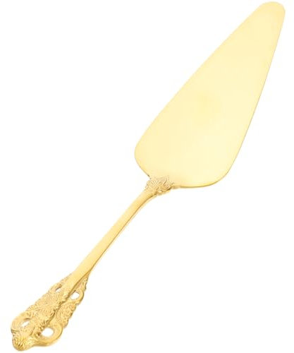Amosfun Spatule Inox 304 À Gâteau Avec Manche Sculpté Pelle À Découper Et Servir Pour Pâtisserie Outil Cuisine Pour Fêtes Et Réceptions