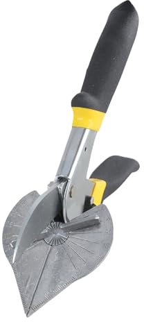 Cisaille à onglet à cliquet pour couper les angles, les formes et les travaux manuels 45-135/22 5-45 degrés Fraise multi-angle pour bois souple PVC