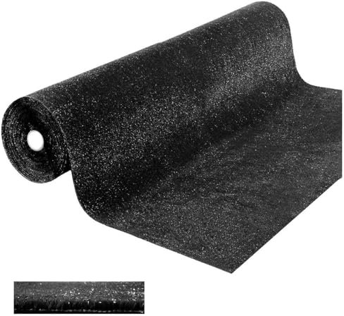 Herbe Synthétique Tapis Noir 7 mm Maison Magasin Gym Jardin Pelouse Synthétique Herbe 2x5 Mt