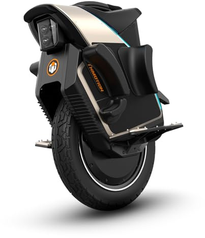 Monociclo eléctrico Inmotion V12S para Adultos, Motor de 2500 W, autonomía de hasta 100 km, límite de Velocidad de 25 km/h, llanta Inflable de 16, Pantalla táctil,