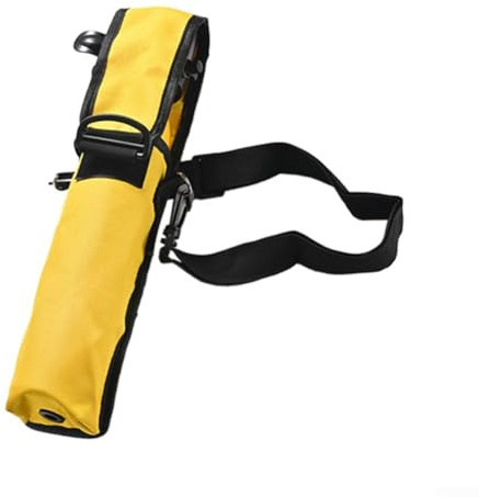 Besttoolifes Sac de rangement cylindrique de plongée sous-marine 05 l - Housse de protection en polyester pour sac à main - Bouteille d'oxygène - Étui léger pour air (jaune)