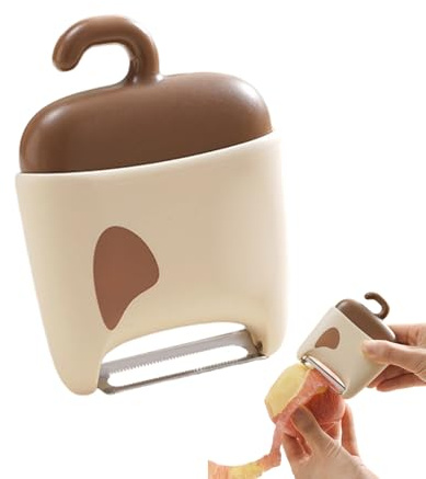Sbucciatore Di Frutta - Raschietto Multifunzionale Manuale,Pelafrutta Con Spazzola,Per Cetriolo, Carota, Pere, Casa, Cucina, Cottura, Viaggio, All'aperto, Campeggio
