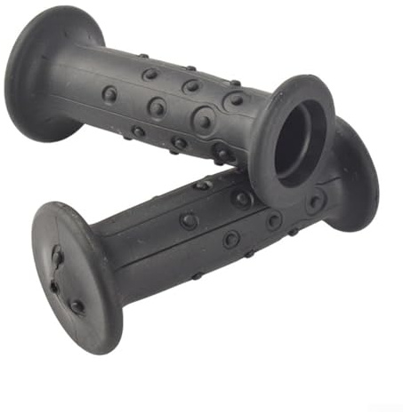 Gdfnmogo Empuñaduras de manillar de bicicleta para niños, empuñaduras de goma suave para bicicletas infantiles, 19 mm, antideslizante para empuñaduras de bicicleta con cómodo Y
