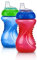 Nuby 80316 Trinkbecher, 284 ml, Blau / Rot