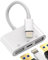 Adaptateur USB vers Lightning(3 en 1) Chargeur Cable USB A Prise Camera OTG 3.0 iPhone Jack Charger Certifié Apple MFI pour 14 13 12 11 Pro Max 7 8 Plus X Se XS XR Ipad Air Tablette Cle Convertisseur