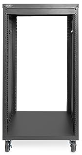 DIGITUS Universal 19-Zoll Equipment Rack - 21HE - unmontiert - Audio-Video-Zubehör - Audio-Rack - Traglast 136 kg - mit Rollen - schwarz