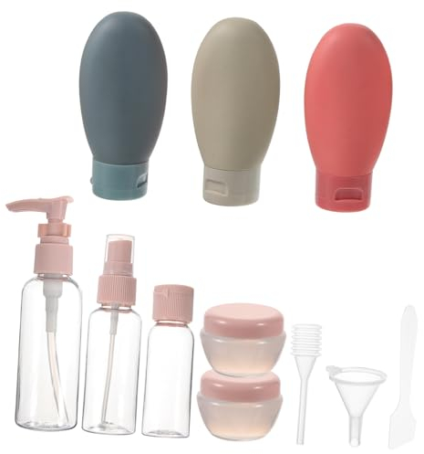 1 Satz Reiseflasche leere Sprühflasche Nachfüllbare Flasche in Reisegröße make up vorratsbehälter plastikflasche Kosmetika reisetasche Lotionsflasche Toner Flasche aus Silikon