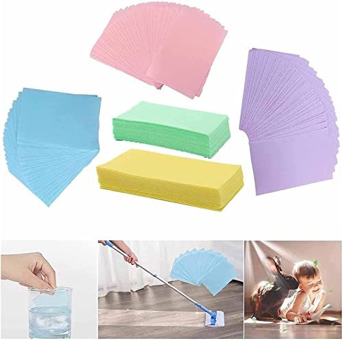 Pastiglie per la pulizia dei pavimenti, multi-effetto per la pulizia di pavimenti in piastrelle, foglio per la pulizia di pavimenti in legno, asciugatura rapida fresca e confortevole (120 pezzi)