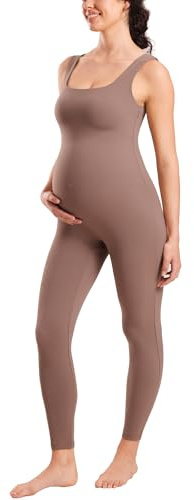 MOMANDA Maternity Jumpsuit Leggings 25 Brown Purple 10