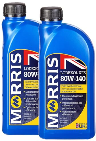 80W-140 Fully Synthetic Limited Slip Gear Oil Lodexol XFS API GL-5+ 2x1L