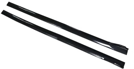 Milageto Kit de Faldones Laterales para Vehículos, Instalación Sencilla, 2M, Compatible con Camiones Y Sedanes, Negro