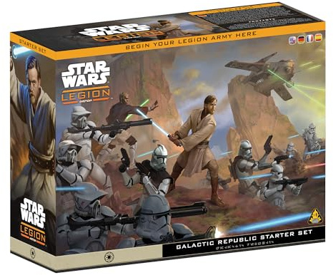 Asmodee - Star Wars™: Legion – Boîte de Démarrage République Galactique