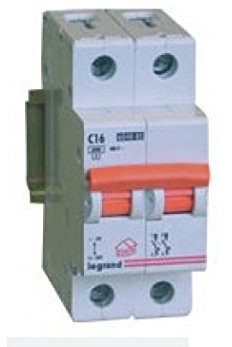 Interruptor magnetotermico para vivienda Legrand 419926 RX3 1P+N 6KA 16A