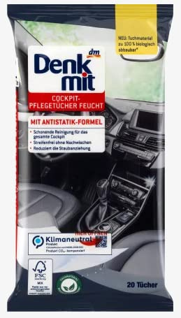 Denkmit Fuktiga bilvårdsservetter, 1 x 20 st