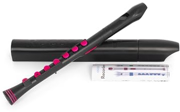 Nuvo N320RDBPK Recorder Plus with Pink Trim, Black