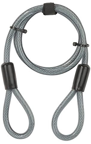 YALE -Sicherheitskabel 1200 mm - YC1/10/120/1 - Flexibles Stahlkabel - Leichtes Zubehör und zusätzliche Sicherheit für Ihr Fahrrad