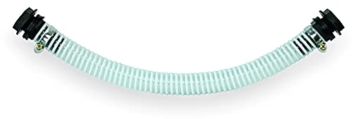 GASMIS Raccord pour citerne d'eau de Pluie - Kit de Jumelage pour Cuve de Récupération d’Eau Diamètre 25 mm (25 cm, transparent)