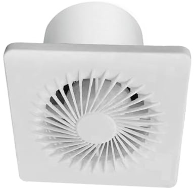 Ventilateur extracteur d'air 12 V à grande vitesse pour fenêtre et mur, ventilation silencieuse pour contrôle de l'humidité dans la cuisine, poulailler, WC