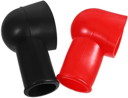 ifundom 2pièces Housses de Protection Isolantes pour Cosses de Batterie Voiture et Capuchons pour Bornes Positives et Négatives Protection et Usure