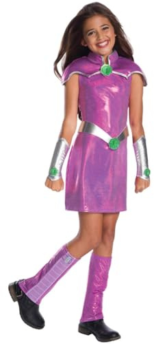 Rubies DC Superhero Girls: Starfire Costume for Kids, Girl's Medium