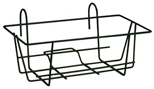 Decorspace Balkonkasten Lilie rechteckig aus Schmiedeeisen Made in Italy (60 cm, befestigt)