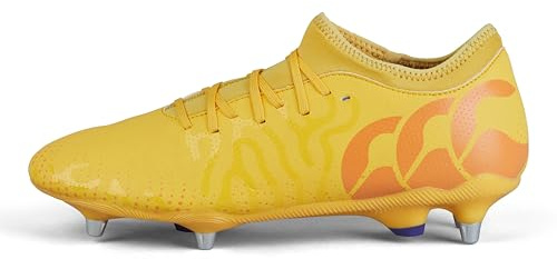 Canterbury Speed Infinite Team SG Rugby Boots, Unisex Vuxen, Gul Amber Orange Crush Mars Dust, 37 EU