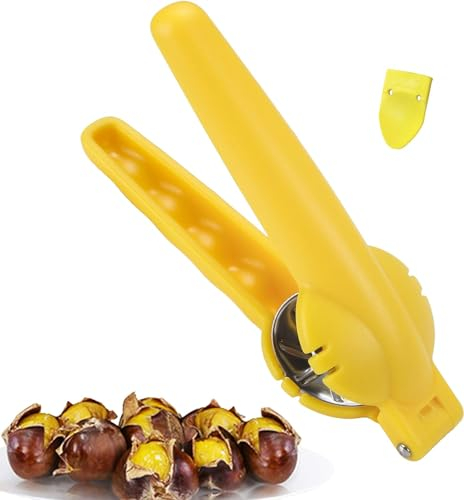 Taglia Castagne Apri Castagne Schiaccia Castagne Pinza Castagne Pinza per Castagne Taglio della Castagna Schiaccianoci in Castagna Clip per Castagne Multifunzione Sbuccia della Apri Pela Castagne