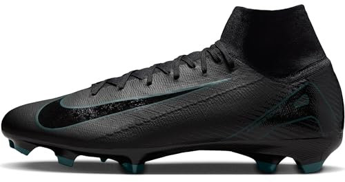 Nike Men Mercurial Superfly 10 Club High-top-fußballschuh für Normalen Rasen Soccer Shoe, Black Black Deep Jungle, 9 UK